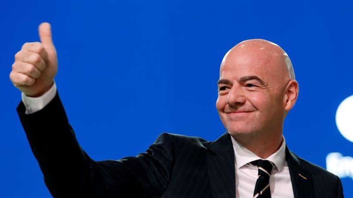 El presidente de la FIFA, Gianni Infantino.-EFE/EPA/FELIPE TRUEBA
