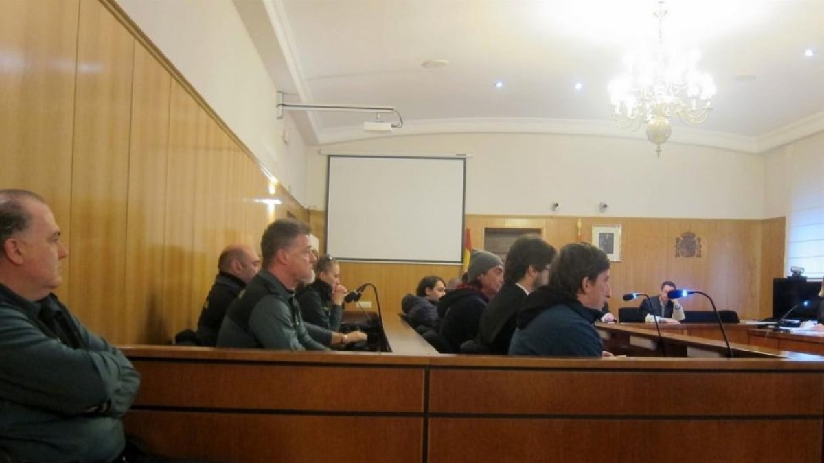 Momento del juicio contra los cuatro georgianos.-EUROPA PRESS