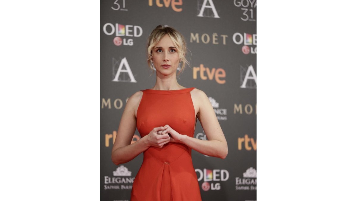 Ingrid García-Jonsson, en la última edición de los Premio Goya.-A. HEREDIA
