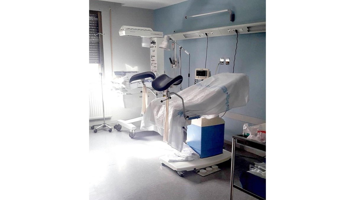 Paritorios vacíos del Hospital Comarcal de Medina del Campo, donde no nace nadie desde hace más de un mes.-EL MUNDO