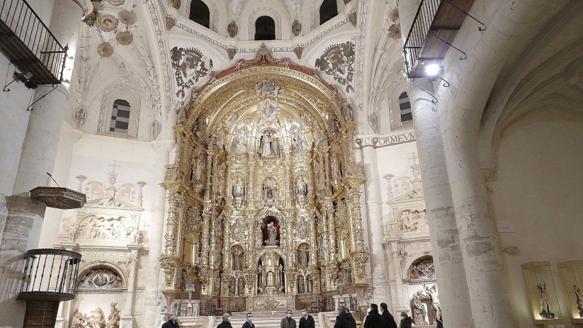 Inauguración de la exposición en el mueo ubicado en la iglesia de San Francisco. ICAL