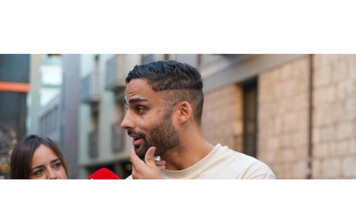 Lucas Burgueño a la salida de los juzgados, en una imagen de archivo.- PHOTOGENIC