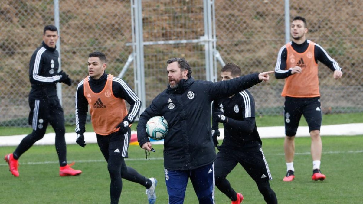 JUAN MIGUEL LOSTAU. 29/01/2020. VALLADOLID. COMUNIDAD DE CASTILLA Y LEÓN. ENTRENAMIENTO DEL REAL VALLADOLID. BEN ARFA.