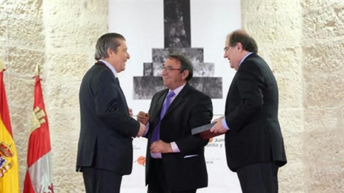 Juan Vicente Herrera y Federico Mayor Zaragoza.-EUROPA PRESS