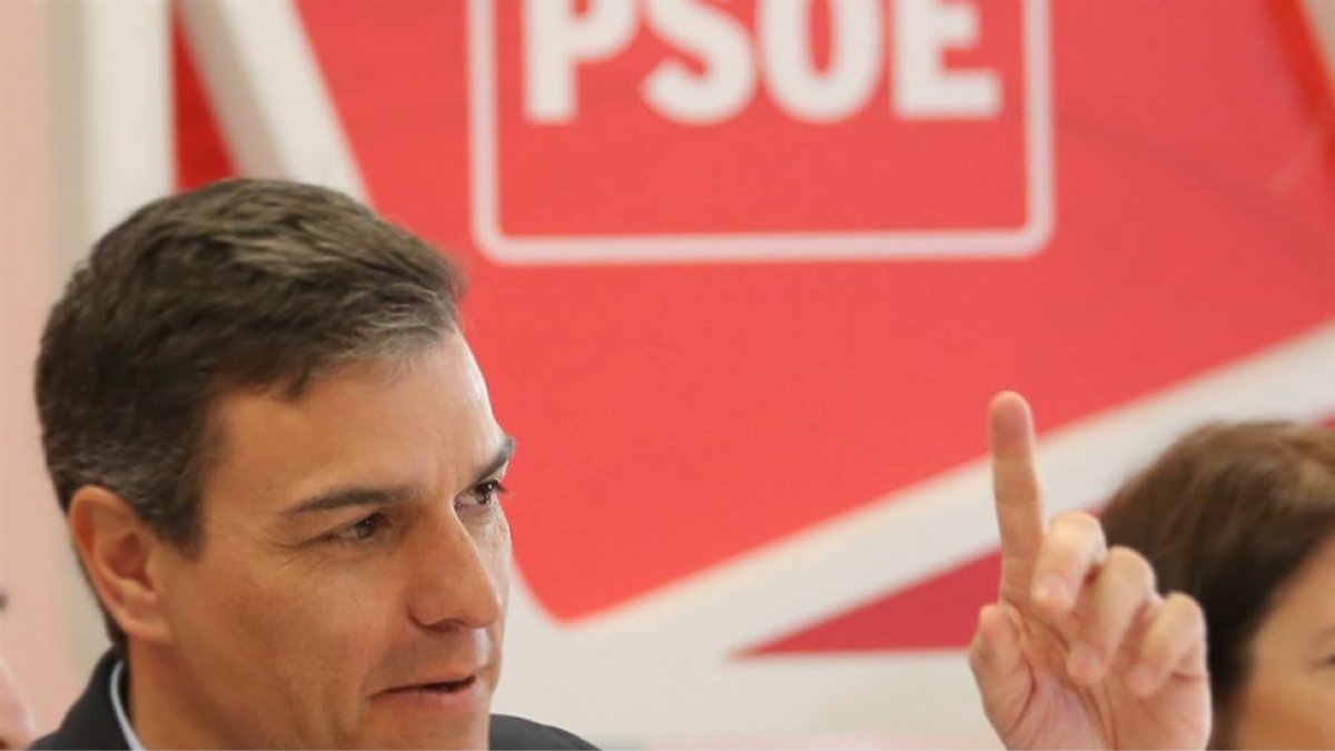 Pedro Sánchez.-/ JOSÉ LUIS ROCA