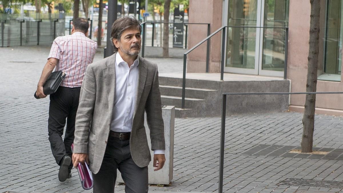 Oriol Pujol Ferrusola entrando en la Ciudad de la Justicia-FERRAN SENDRA