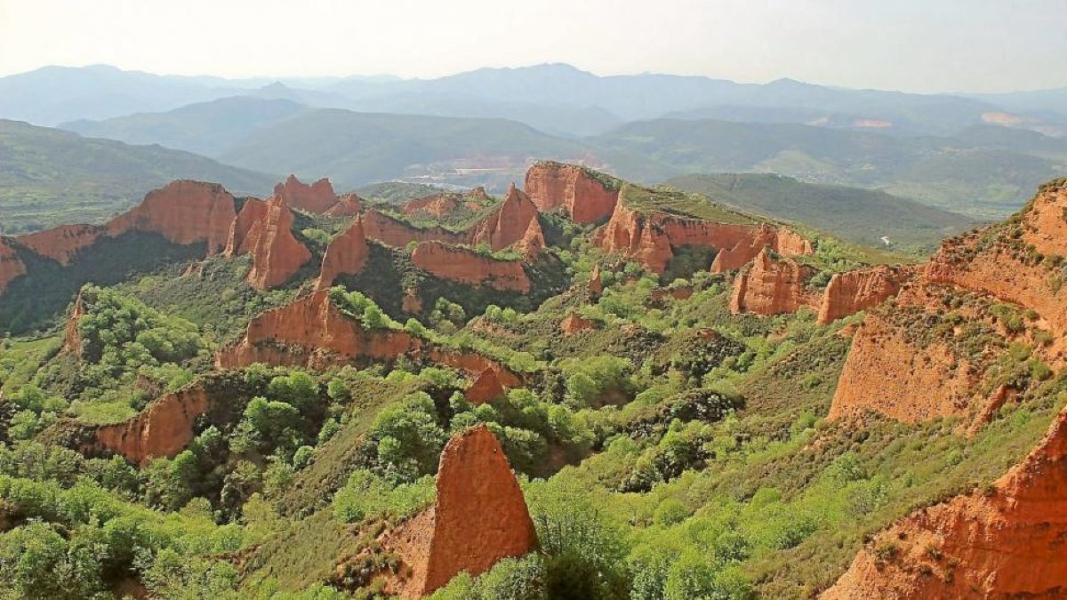 Imagen de archivo del entorno de Las Médulas en León.-EL MUNDO