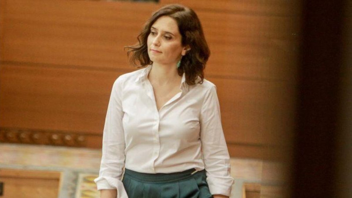 Isabel Díaz Ayuso, la nueva presidenta de la Comunidad de Madrid.-EUROPA PRESS / RICARDO RUBIO