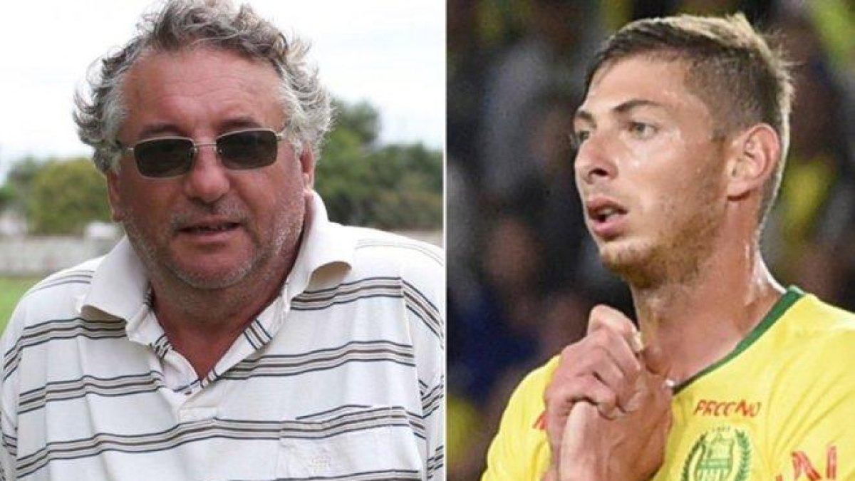 Horacio y Emiliano Sala.-TWITTER