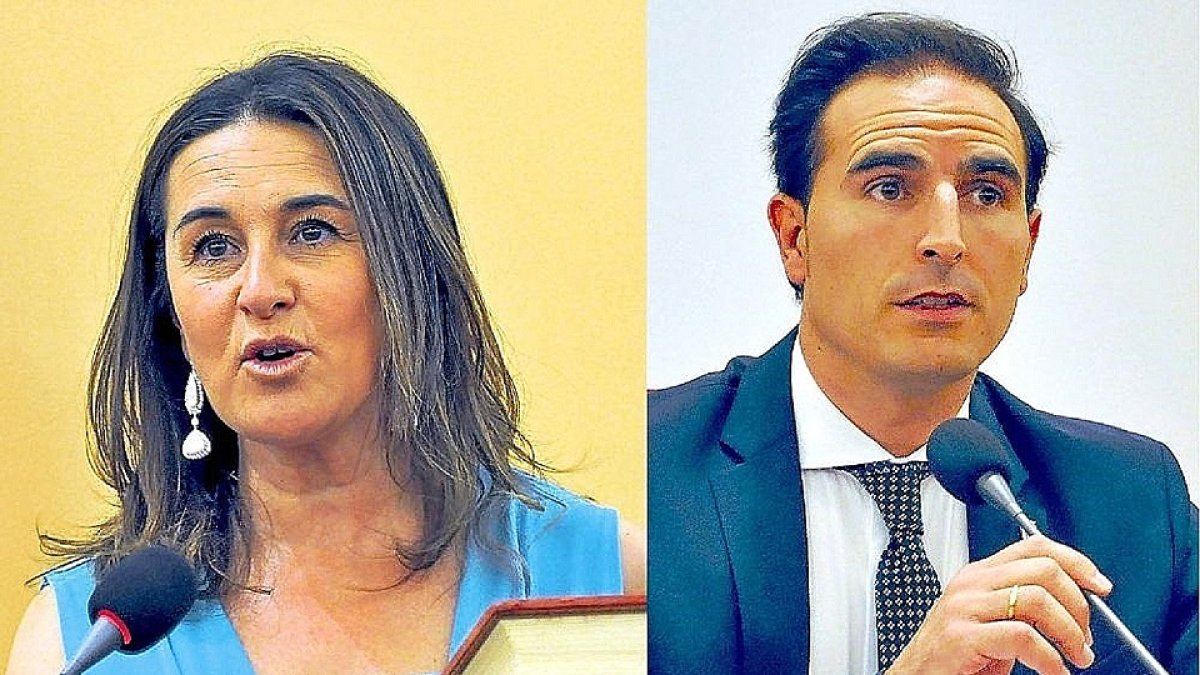 Olga Mohíno y Guzmán Gómez, en una imagen de archivo. E. M.