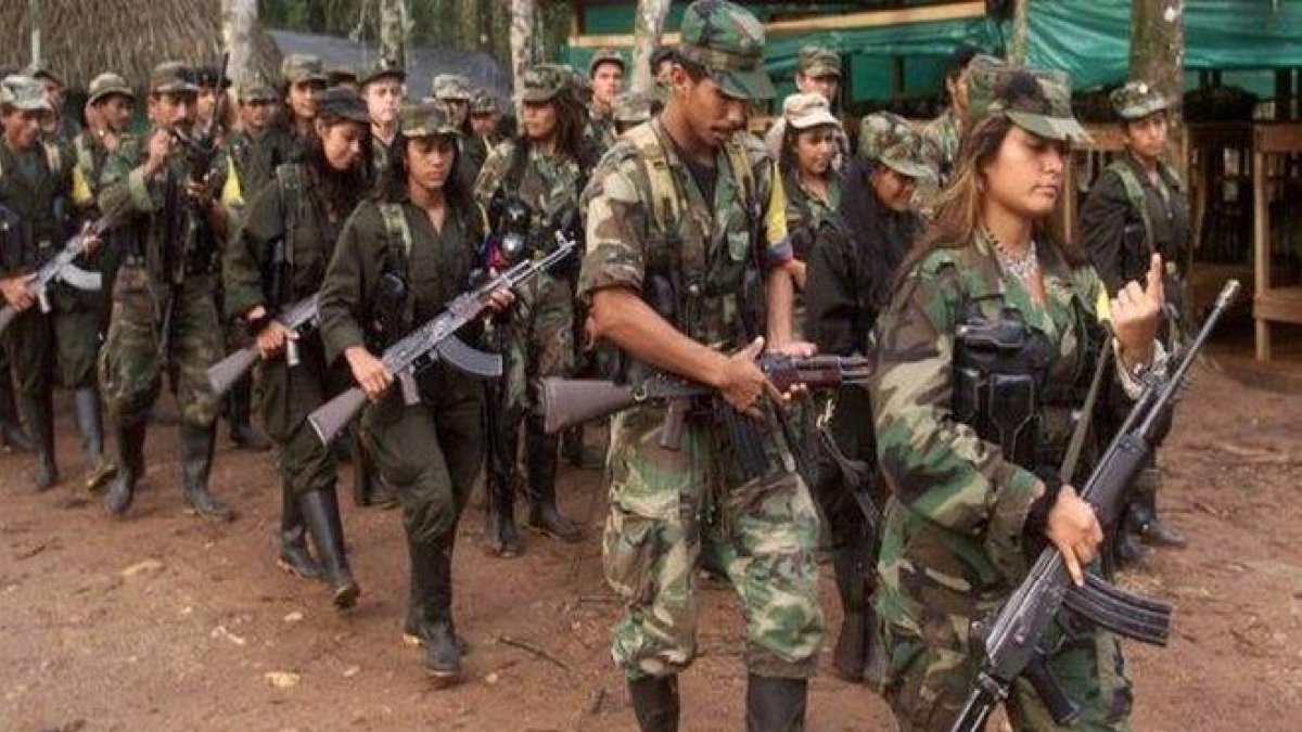 Guerrilleros de las FARC en Colombia durante el proceso de desarme.-REUTERS