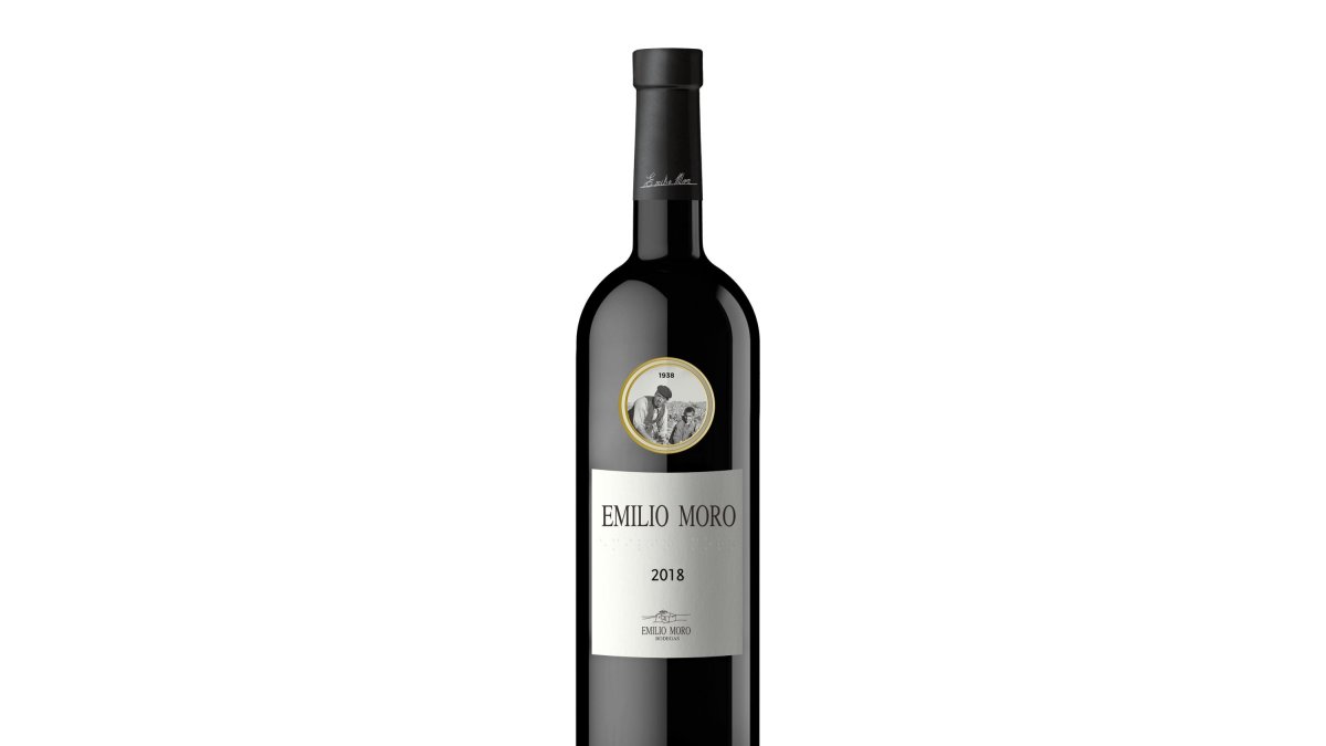 Botella Emilio Moro.- E.M.