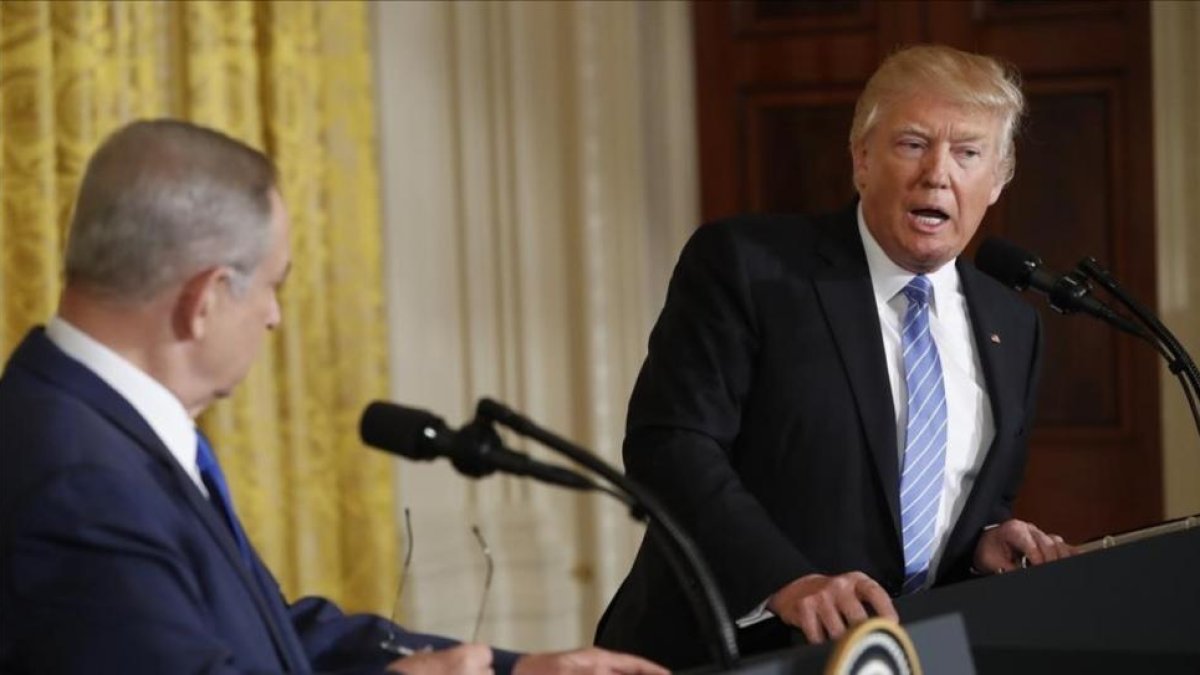 Trump y Netanyahu en la Casa Blanca.-PABLO MARTÍNEZ MONSIVAIS
