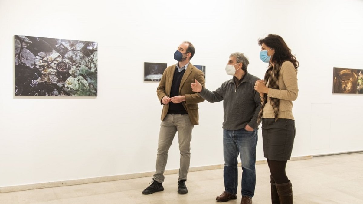 Javier Hontoria, José María Marbán y Ana Redondo en la Sala 0. | V. H. C.