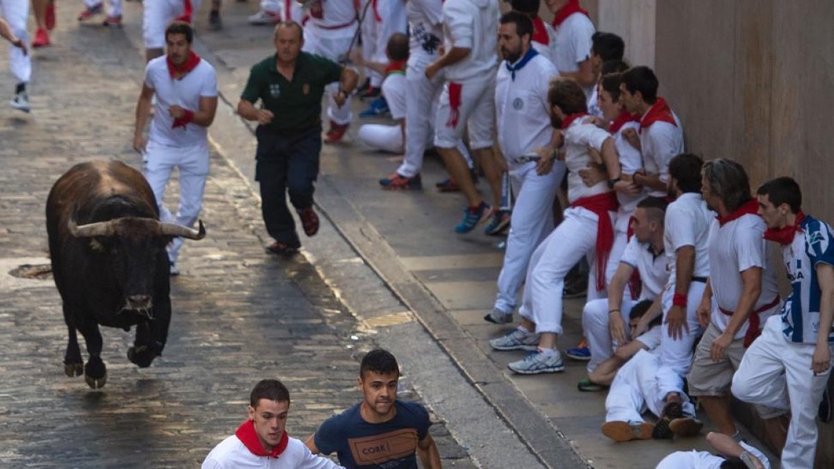 Primer encierro de San Fermin 2016.-REUTERS