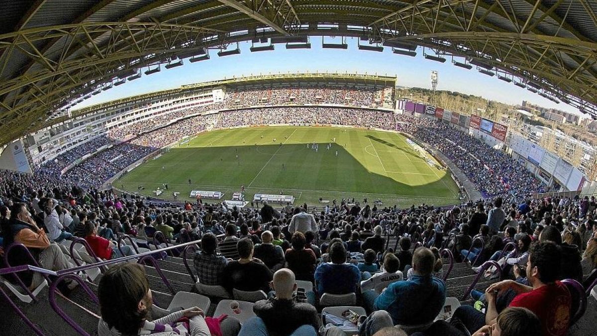 Panorámica del estadio Zorrilla, tasado en casi 13 millones de euros.-J. M. LOSTAU