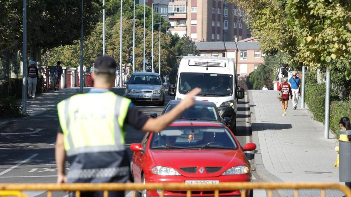 Día sin coche en el centro de Valladolid. J.M. Lostau