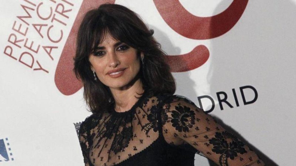 La actriz madrileña Penélope Cruz, en la gala de los Premios de la Unión de Actores y Actrices, el pasado 13 de marzo en Madrid.-Victor Lerena
