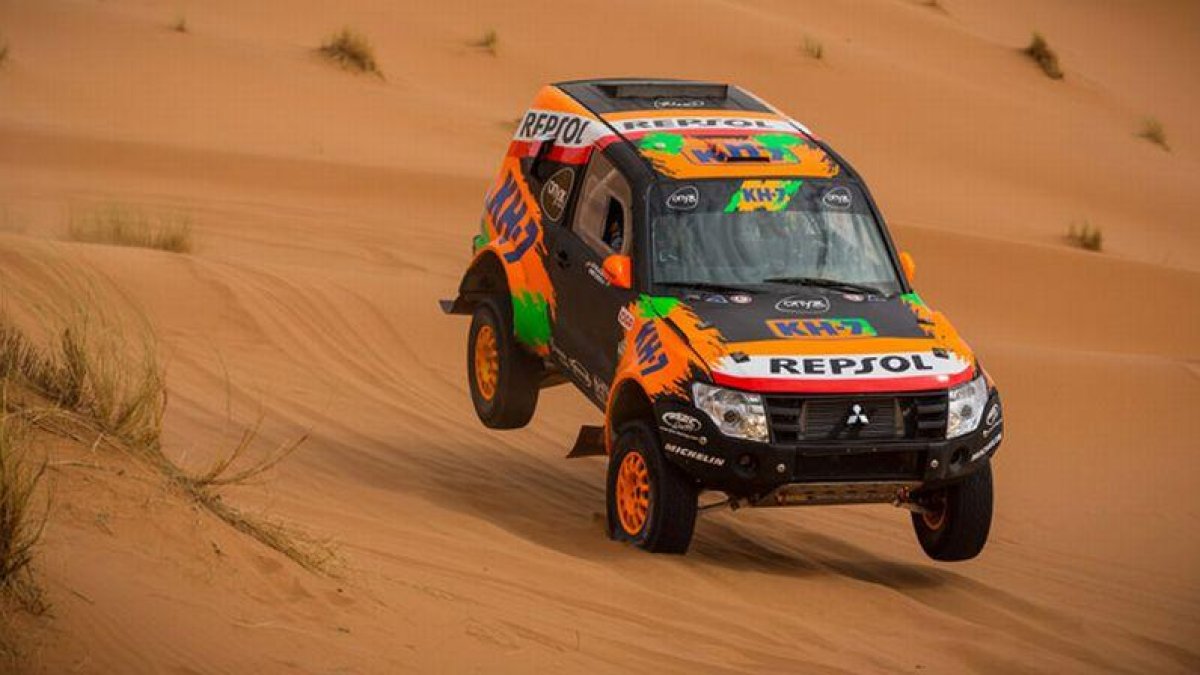 Isidre Esteve ha anunciado que volverá a correr el Dakar.-KH7 MOTOR SPORT