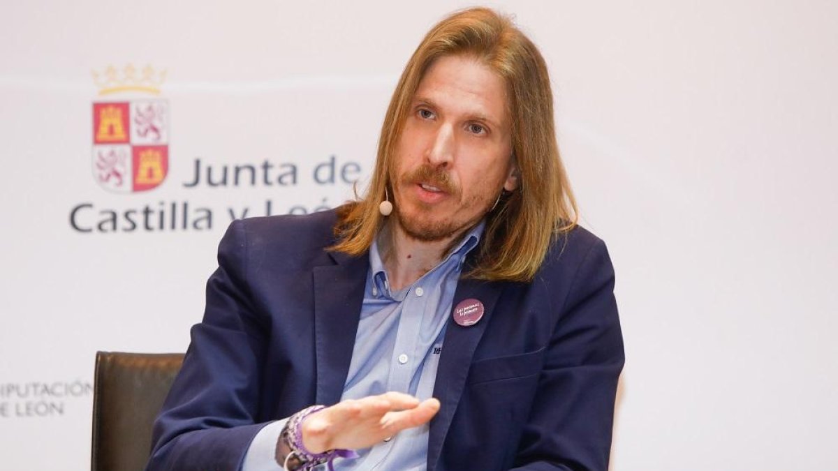 Pablo Fernández durante su intervención en SomosCyL.-J.M. LOSTAU