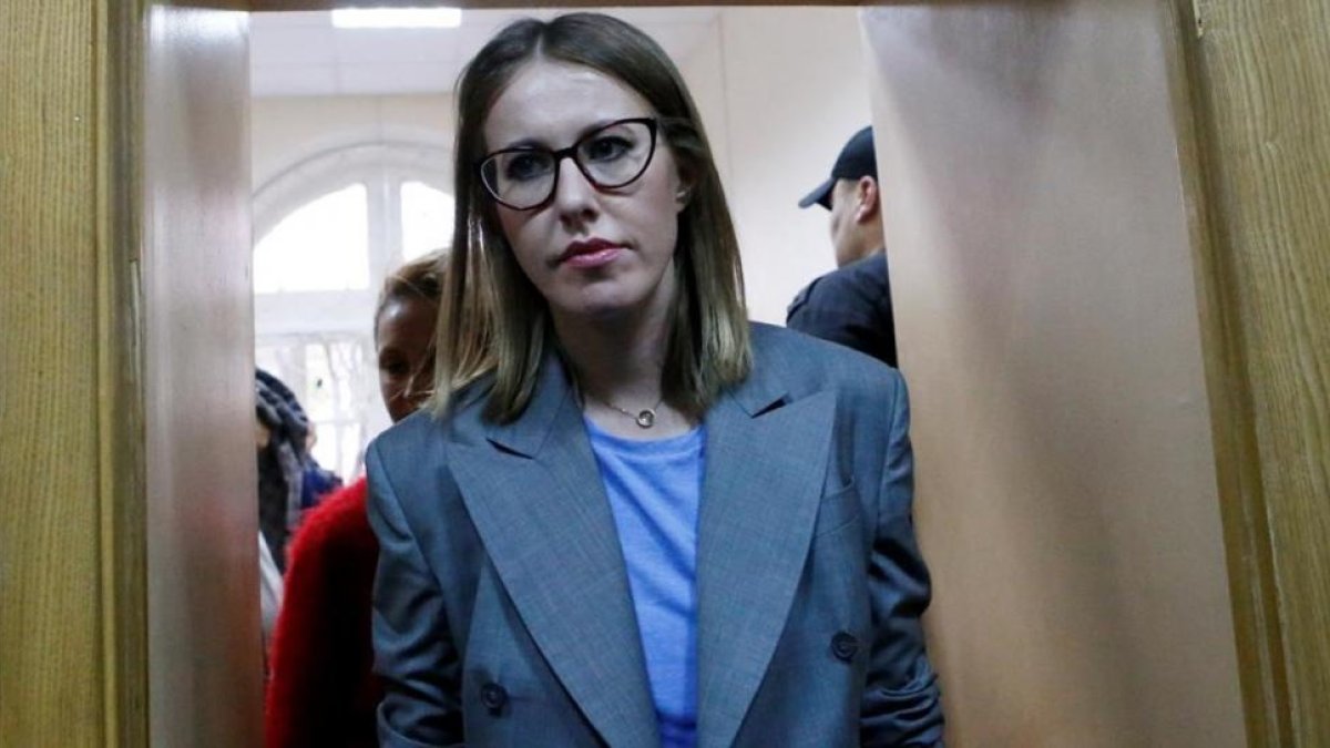 La presentadora y candidata Ksenia Sobchak.-REUTERS / SERGEI KARPUKHIN