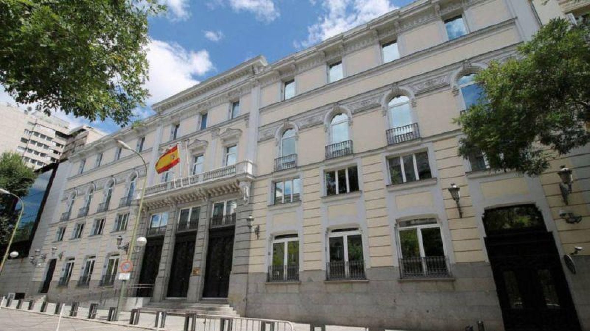 Fachada del Consejo General del Poder Judicial.-EFE