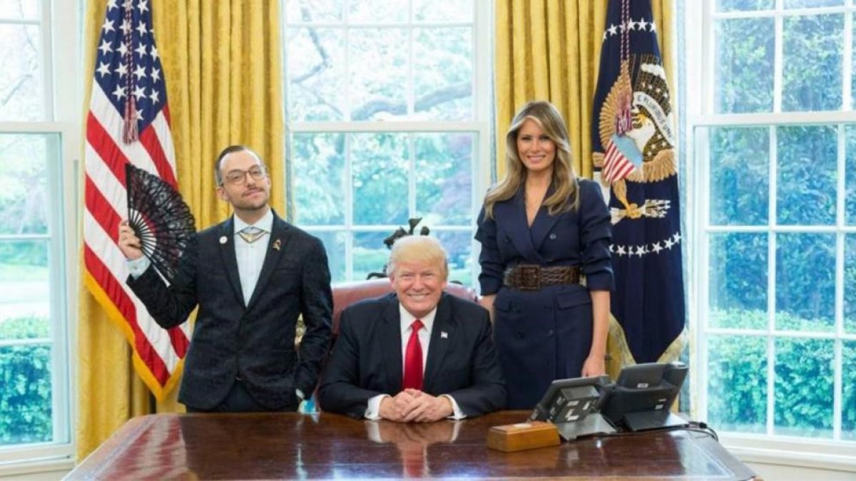 Nikos Giannopoulos, en la Casa Blanca.-