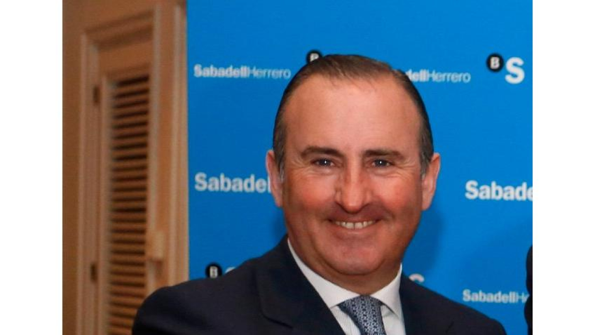 El director territorial de Banco Sabadell en Castilla y León, Pablo Junceda.