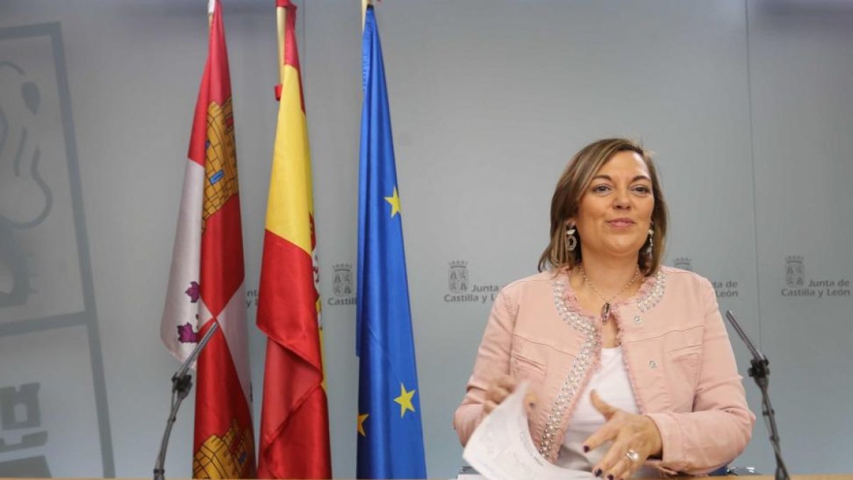 La portavoz y consejera de Agricultura y Ganadería, Milagros Marcos, comparece para informar de los asuntos aprobados-ICAL