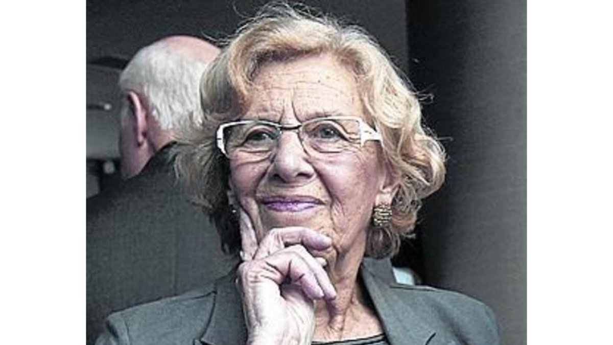 La alcaldesa de Madrid, Manuela Carmena.-