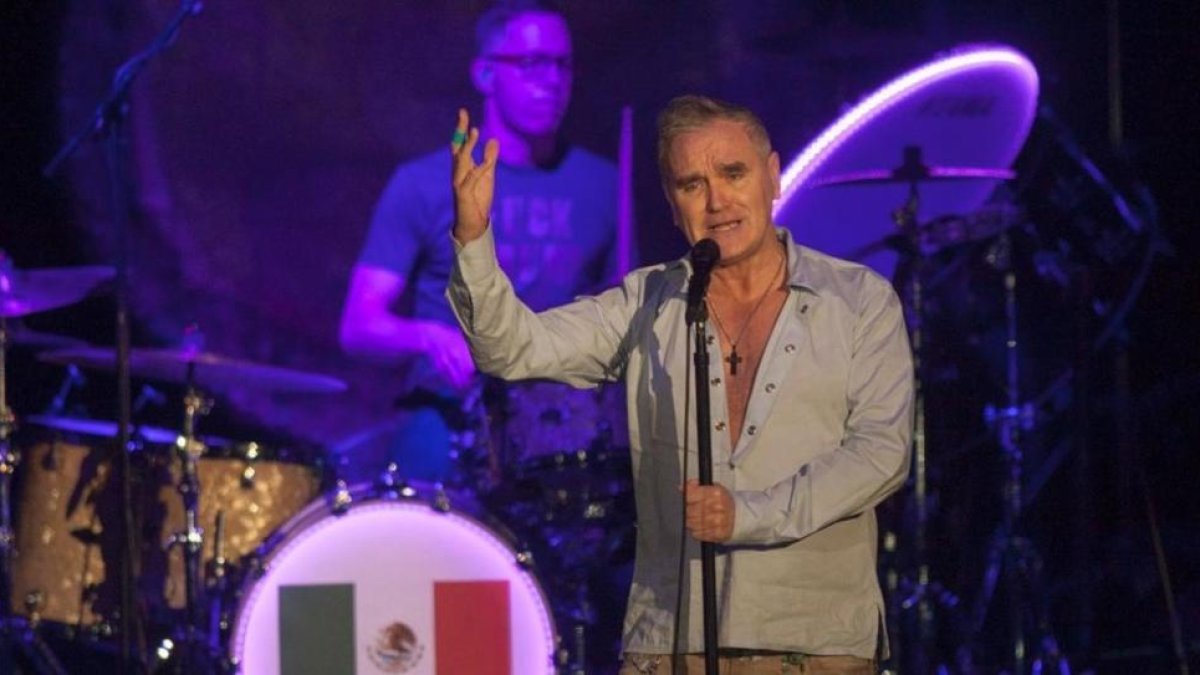 Actuación de Morrissey en Monterrey.-AFP