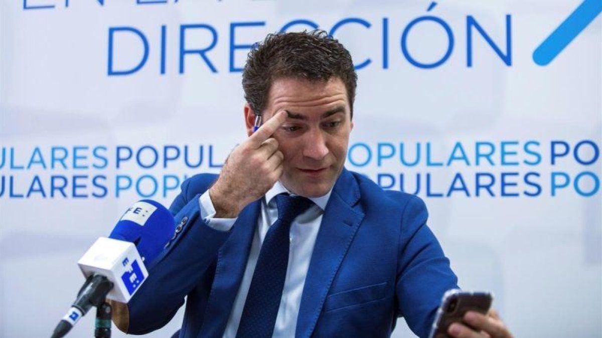 El secretario general del PP, Teodoro García Egea.-CRISTOBAL OSETE (EFE)