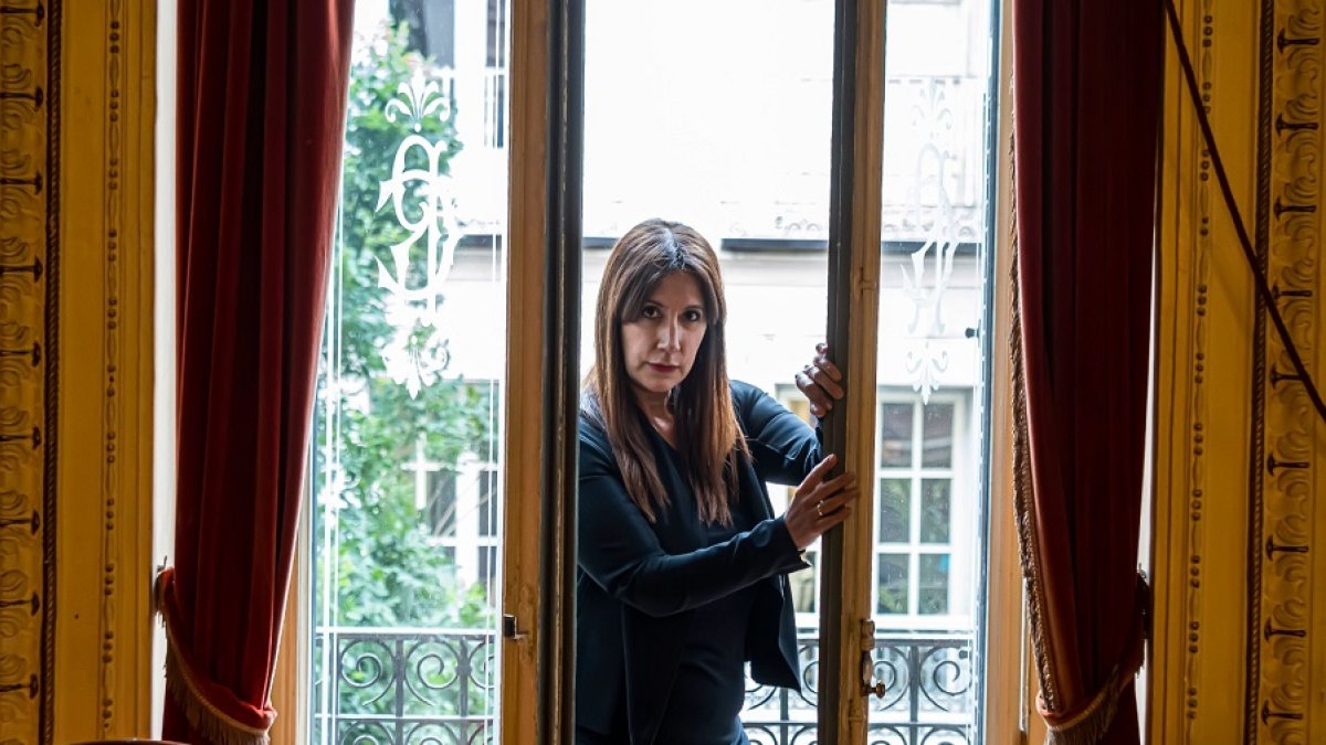 Dolores Redondo, hoy, en Valladolid. | E. M.
