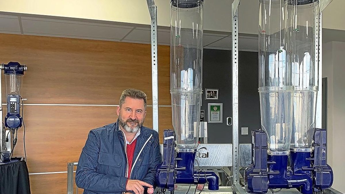 Carlos Piñeiro, director de la segoviana PigCHAMP Pro Europa, empresa especializada en la gestión de datos, análisis y mejora de la productividad e investigación aplicada en porcicultura.-EL MUNDO