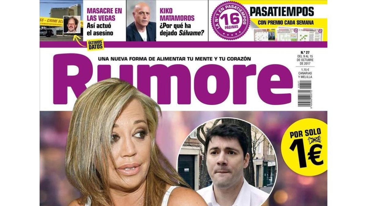 Portada de la revista Rumore.-EL PERIÓDICO