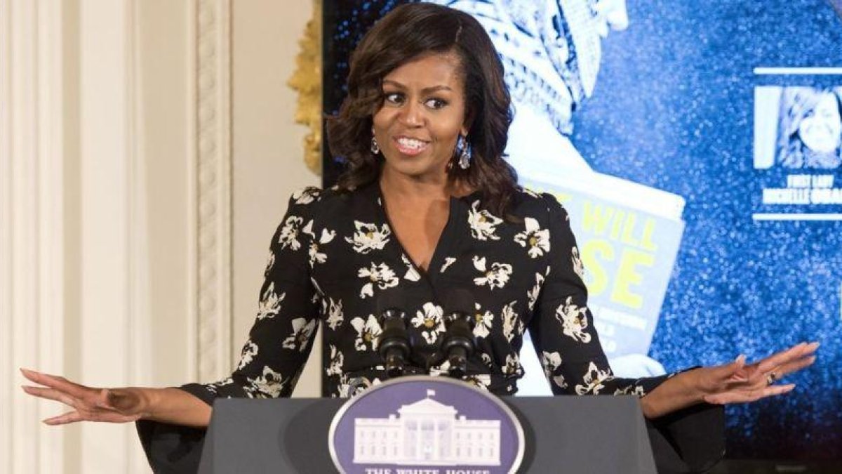 Michelle Obama, en un evento en la Casa Blanca, en Washington, este martes.-AP / MOLLY RILEY