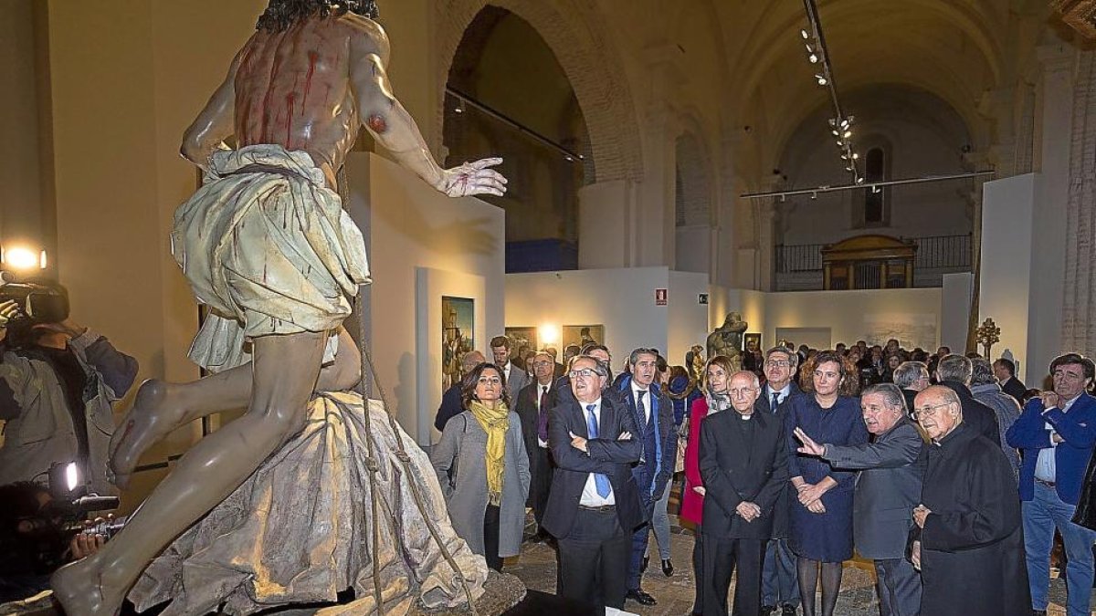 Imagen de la clausura oficial de la exposición de Las Edades del Hombre celebrada ayer en la Iglesia de San Andrés.-ICAL