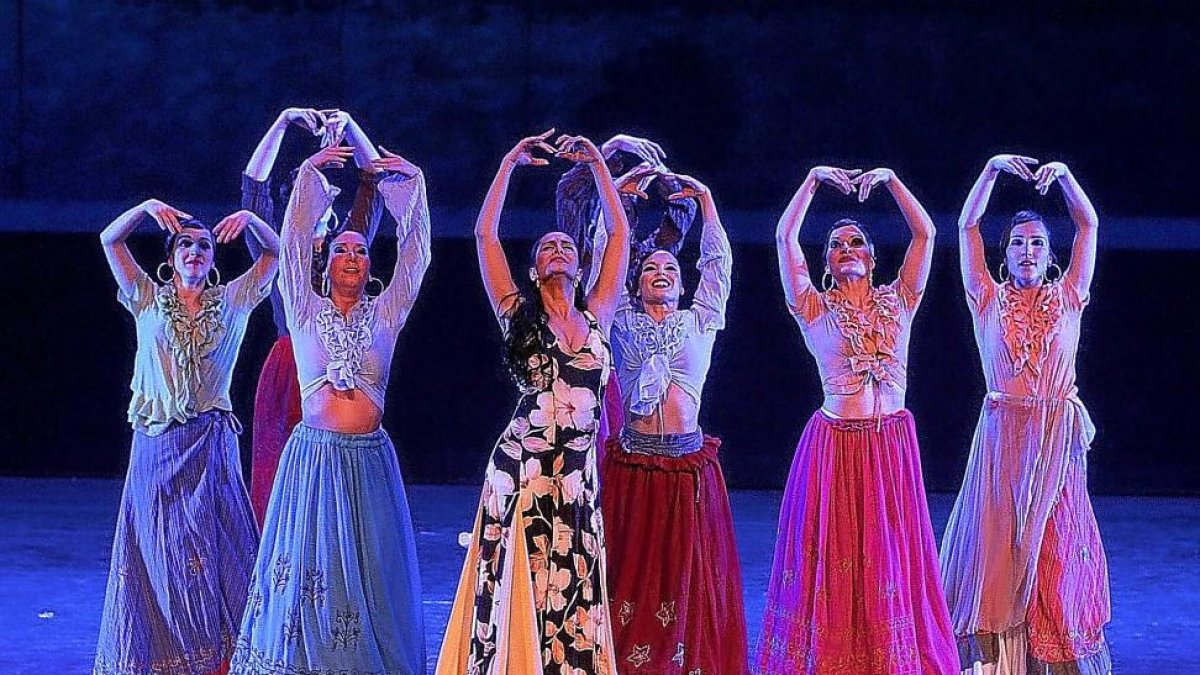 Integrantes del Ballet Flamenco de Madrid.-EL MUNDO