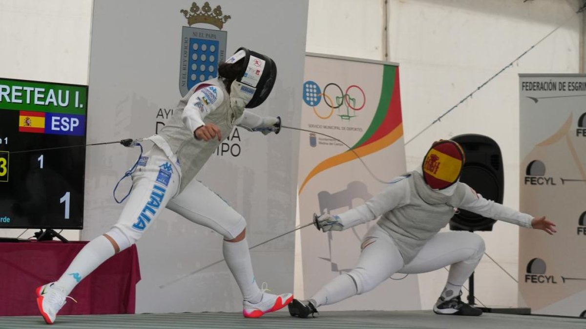 Uno de los duelos.