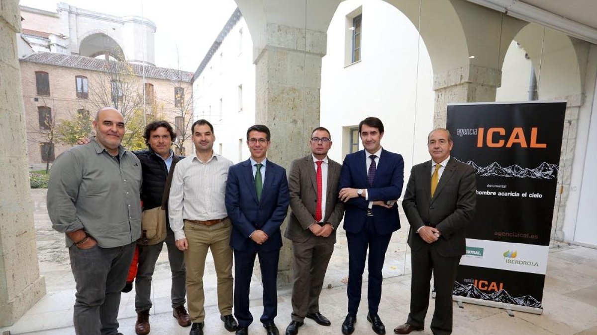 Imagen de la presentación del documental, ayer en elMuseo Patio Herreriano.-ICAL