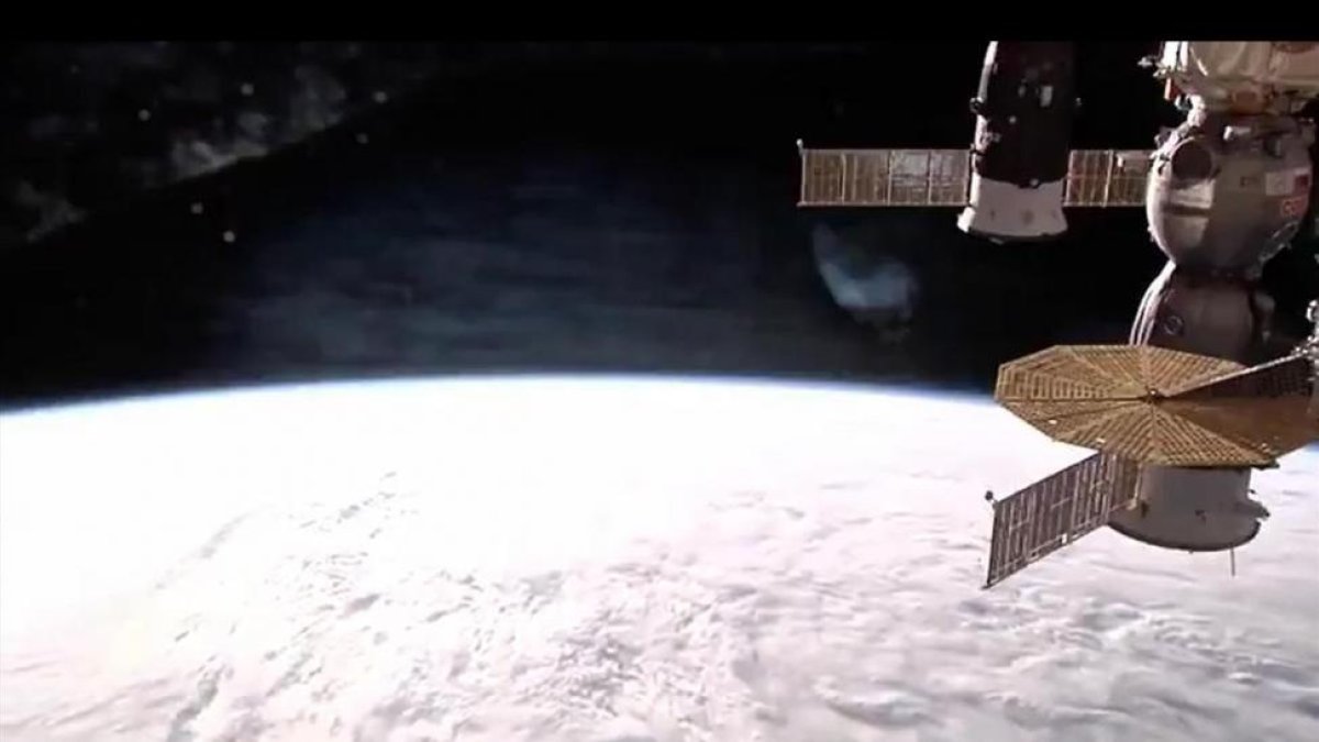 Vista parcial de la Tierra desde la Estación Espacial Internacional.-/ NASA
