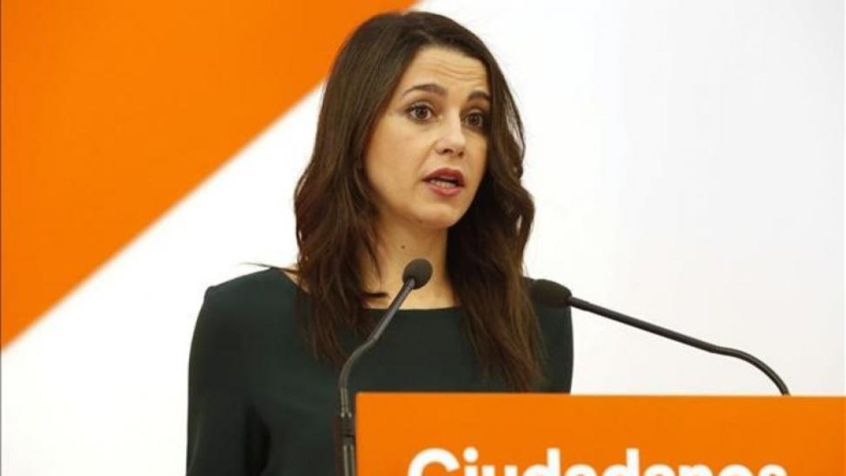 La portavoz de Ciudadanos y líder del partido en Catalunya, Inés Arrimadas.-PACO CAMPOS