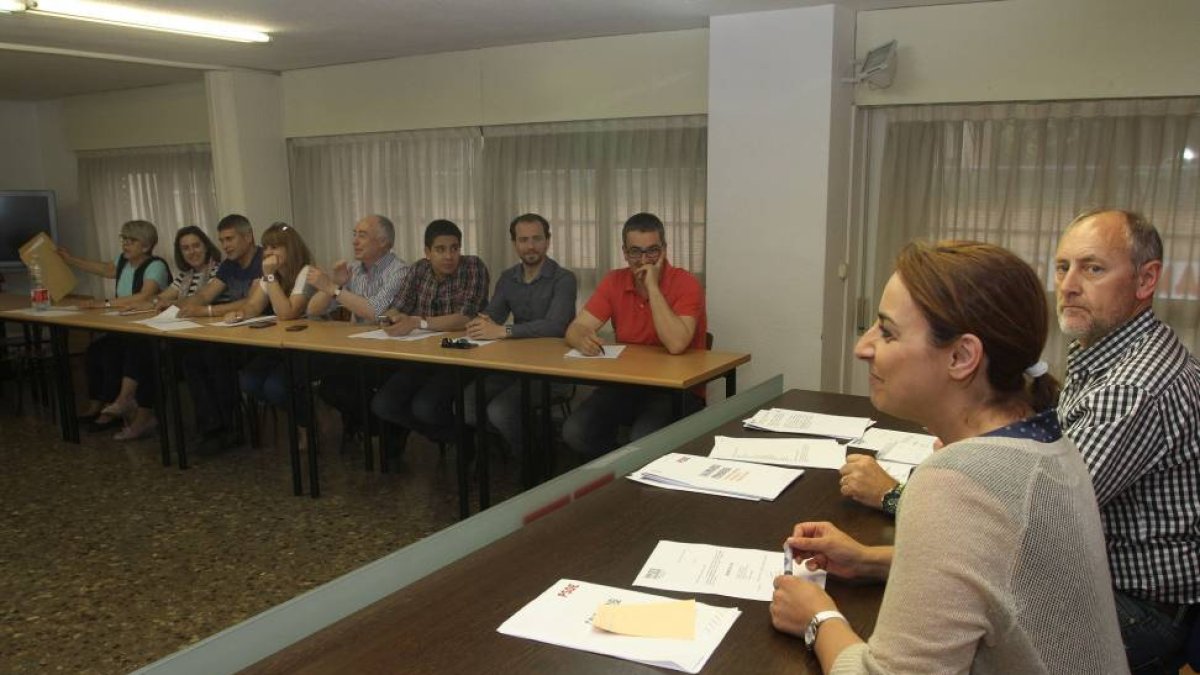 Reunión de la Comisión Ejecutiva Provincial del PSOE de Palencia para analizar los resultados de las pasadas elecciones autonómicas y municipales.-Ical