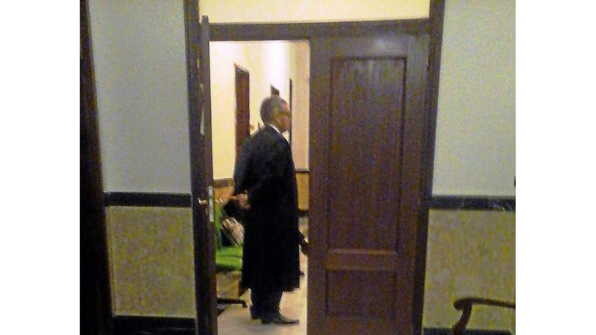 El abogado de la defensa en la Audiencia.-El Mundo