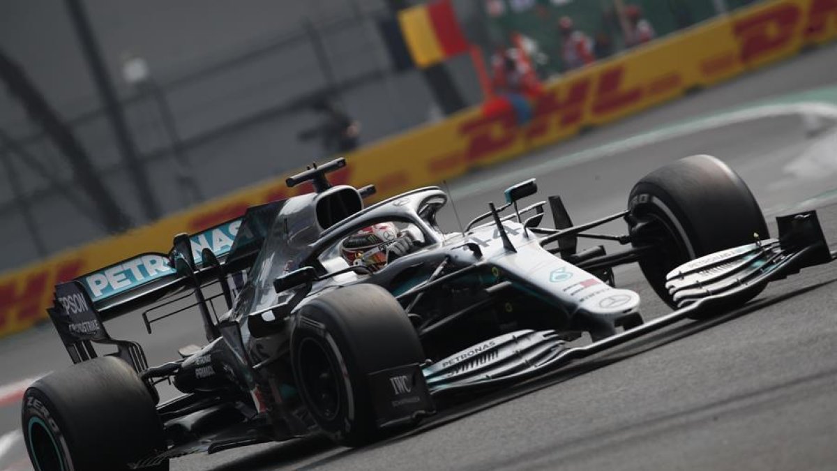 Hamilton, en el Gran Premio de México.-EFE / JOSÉ MÉNDEZ