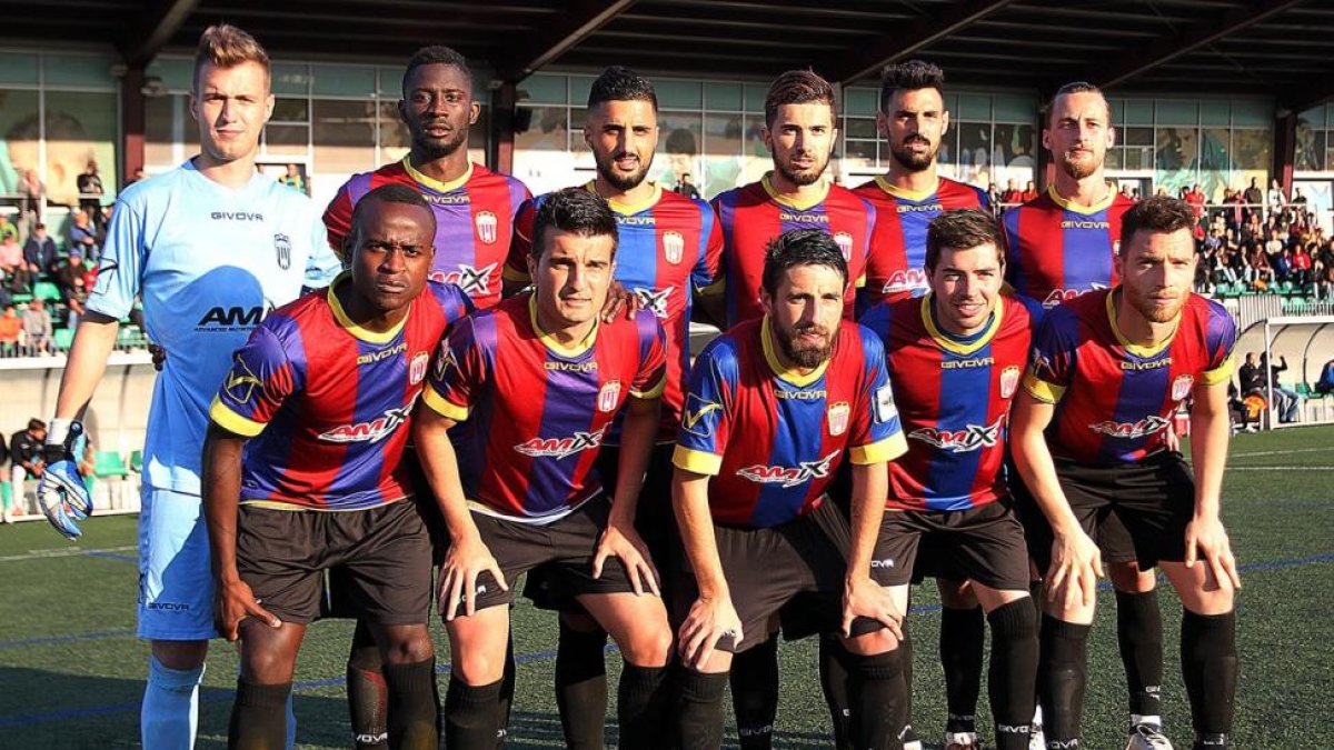 Los jugadores del Eldense.-