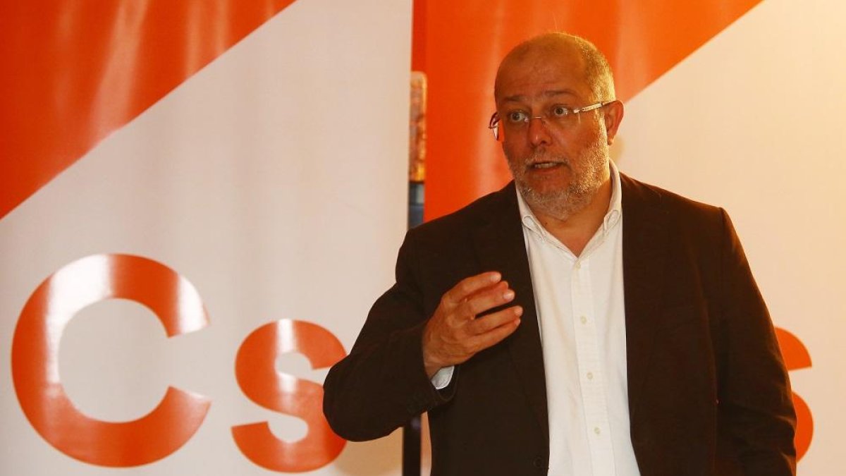 El candidato en las primarias de Ciudadanos a la Junta, Francisco Igea.-ICAL