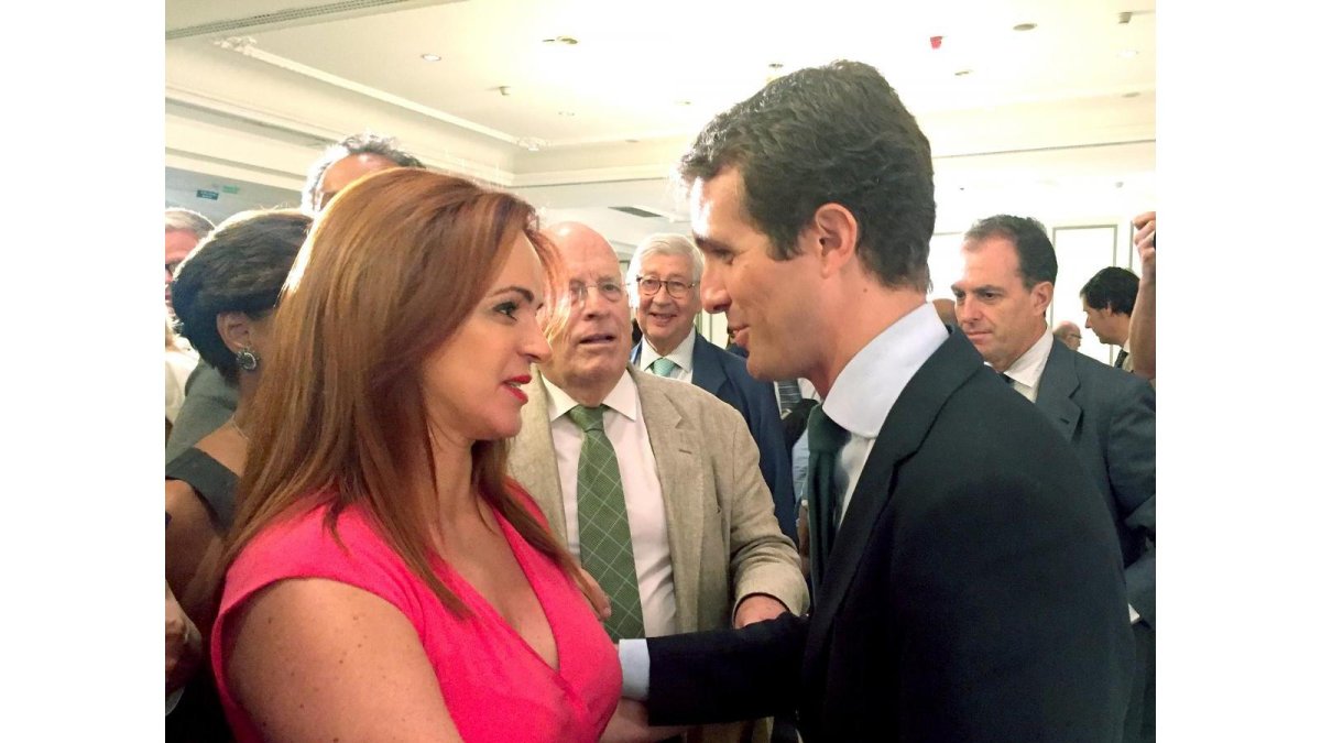 Silvia Clemente y Pablo Casado, en una imagen de archivo.-ICAL