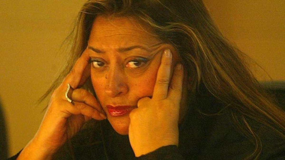 Zaha Hadid, durante un acto en Barcelona en el 2006.-PERE BATLLE