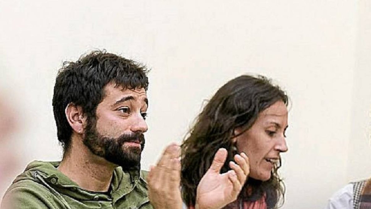 Daniel García Blanco en su presentación como candidato para la organización del círculo Podemos de Valladolid-Miguel Ángel Santos